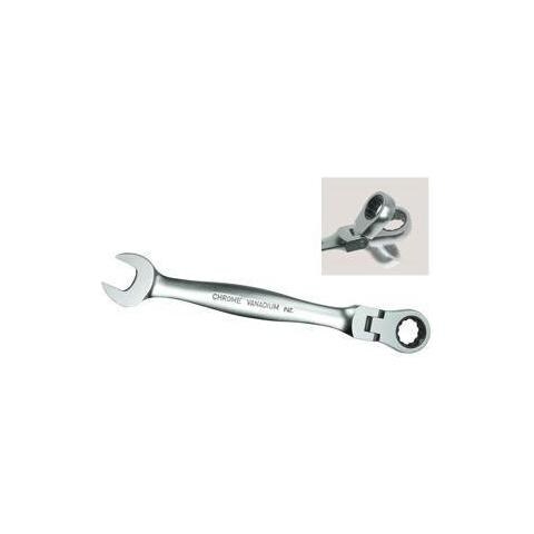 Chiave combinata a cricchetto snodata mm. 17 - Foto 2