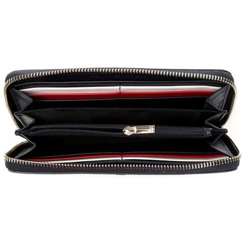 Portafoglio Donna Th Core Large Zip Around Wallet Sky / captain Aw0aw08011cjmb - Foto 2
