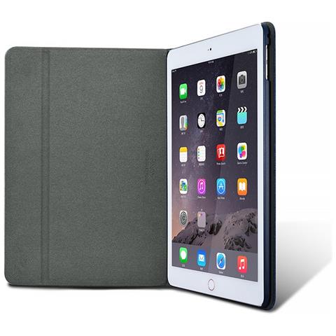 Custodia Folio Per Ipad 2 Air In Tessuto E In Pelle Serie Erudizione Red - Foto 3