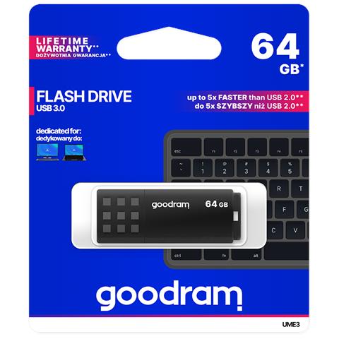 Ume3 Ume3-0640k0r11 Chiavetta Usb (64gb; Usb 3.0; Nera) - Foto 1