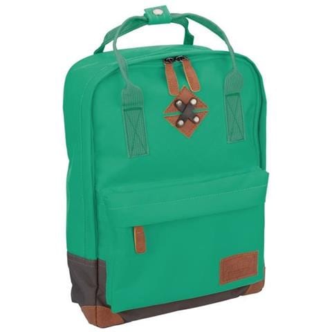 Zaino Piccolo In Poliestere 300t - Fodera 100% Poliestere - Dimensioni 24 X 10 X 33 Cm - Verde - Foto 1