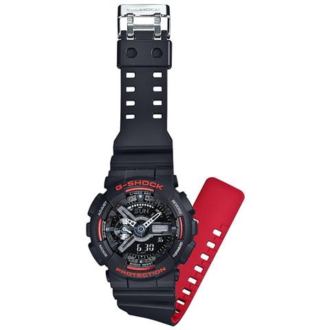 GA-110HR-1AER Orologio da polso Nero, Rosso orologio - Foto 2