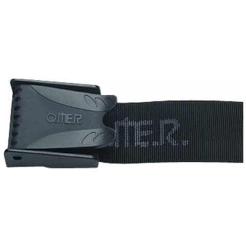Omer Cintura Tessuto Resistente Nero Fibbia Nylon Nero Standard - Foto 1