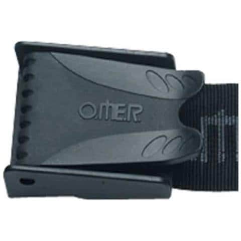 Omer Cintura Tessuto Resistente Nero Fibbia Nylon Nero Standard - Foto 3