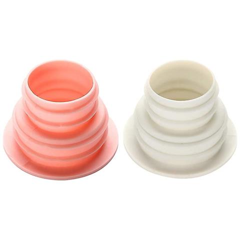 HTN Tappo Di Sigillatura Del Tubo Fognario Per Lavaggio Del Pavimento Del Pavimento Della Macchina Gestitore Deodorizzatore 6*3 8 Cm Bianco Rosa 10pcs Jiujio