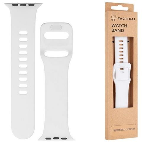 Cinturino 797 Originale Silicone Per Apple Watch 1-2-3-4-5-6-7-8-se 42 44 45mm White - Foto 1