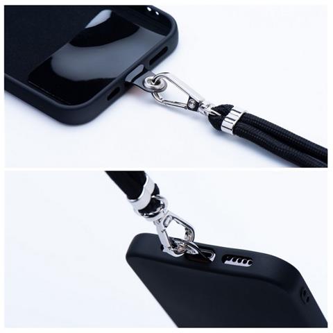 Laccio Da Collo Universale Da Inserire Nelle Cover Per Smartphone Black - Foto 2