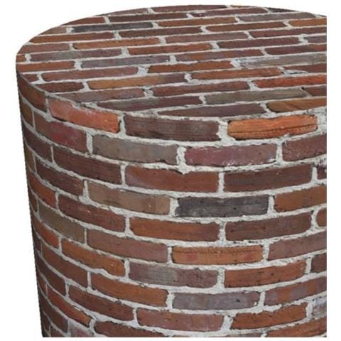 Pouf Hana, 40x40x40, Multicolore, Tessuto - Foto 2