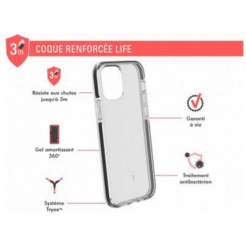 Cover Rinforzata Per Iphone 12 Pro Max Life, Trasparente - Foto 2