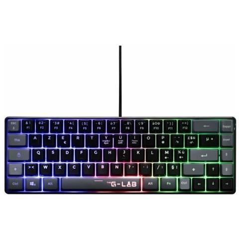 Tastiera USB 3760162067682 per Gaming (Layout Francese) Colore Nero, Grigio - Foto 1
