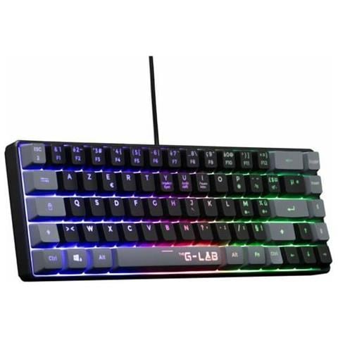 Tastiera USB 3760162067682 per Gaming (Layout Francese) Colore Nero, Grigio - Foto 4
