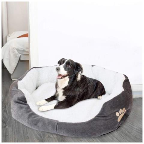 Letto Imbottito Per Cane O Gatto Grigio, 50x40 Cm - Foto 1
