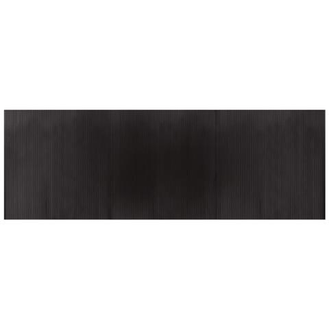 Tappeto Rettangolare Marrone Scuro 100x300 Cm In Bambù - Foto 2