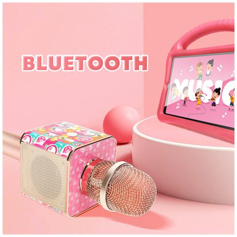 Microfono Karaoke Senza Fili Bluetooth Per Bambini Paw Patrol Skye, Rosa Champagne - Foto 2