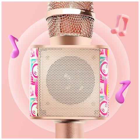 Microfono Karaoke Senza Fili Bluetooth Per Bambini Paw Patrol Skye, Rosa Champagne - Foto 5