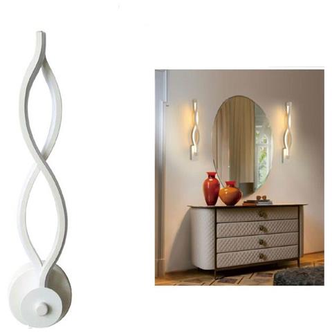 Applique Lampada Per Interno Moderna Da Parete Muro 12w Luce Calda Sj-092 - Foto 1