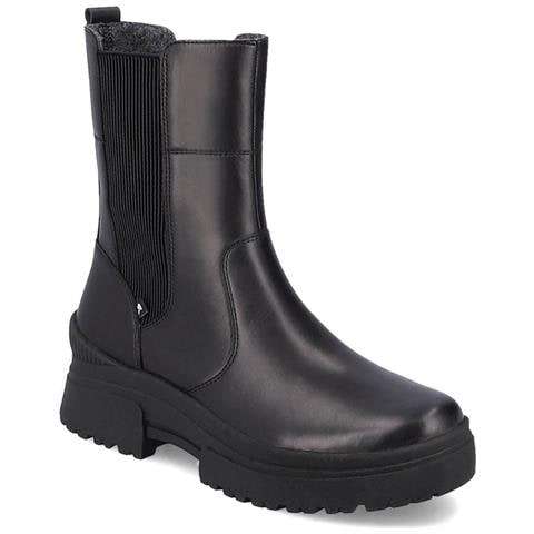 Black Casual Closed Booties Stivaletti Pelle Scarpe Donna Nero Eu 37, W0380-01 - Foto 1
