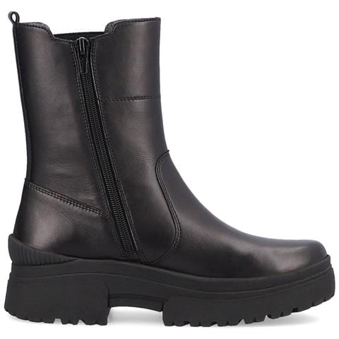 Black Casual Closed Booties Stivaletti Pelle Scarpe Donna Nero Eu 37, W0380-01 - Foto 3