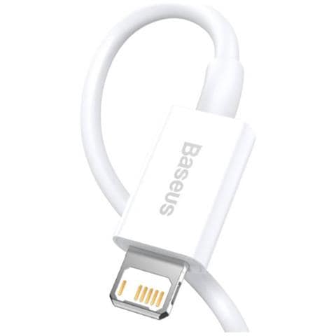 Cavo Di Ricarica E Trasferimento Rapido Usb-lightning 2,4a 25cm, Bianco - Foto 2