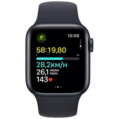 Watch SE OLED 40 mm Digitale 324 x 394 Pixel Touch screen Nero Wi-Fi GPS (satellitare) - Foto 2