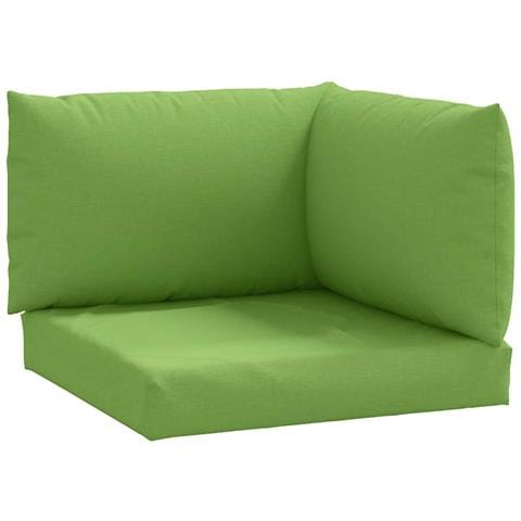 Cuscini Per Pallet 3 Pz Verde Mélange In Tessuto - Foto 2