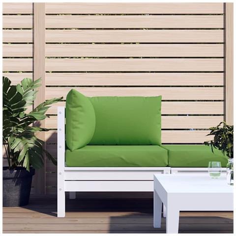Cuscini Per Pallet 3 Pz Verde Mélange In Tessuto - Foto 3