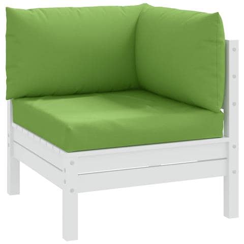Cuscini Per Pallet 3 Pz Verde Mélange In Tessuto - Foto 1