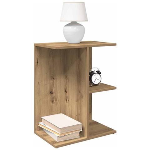 Comodini 2 Pz Rovere Artigianale 46,5x29x61cm Legno Multistrato - Foto 1