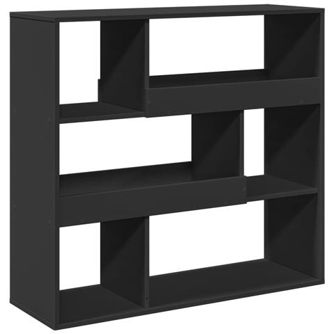 Divisorio Nero 100x33x94,5 Cm In Truciolato - Foto 2