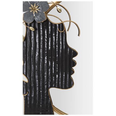 Specchio Con Cornice Viso 10 - Multicolore - Metallo - 81,9x7x61 Cm - Foto 2