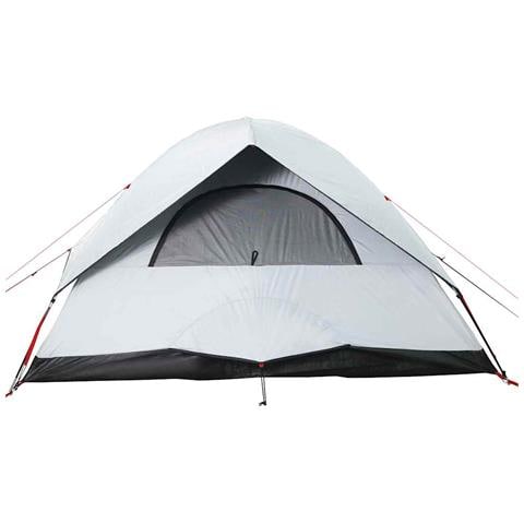 Tenda Familiare a Cupola 6 Persone Bianca Tessuto Impermeabile - Foto 8