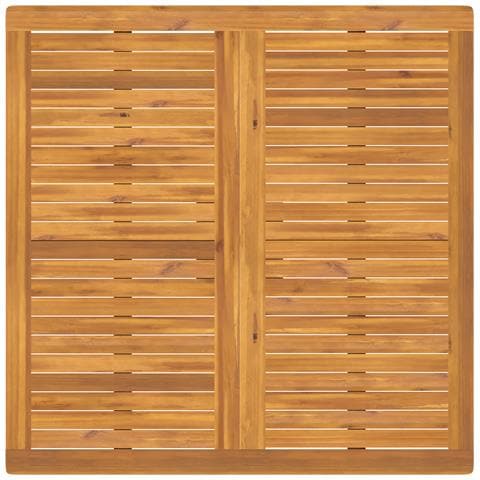 Set da pranzo da giardino 3 pezzi in legno massello di acacia, Sedie da giardino 2 pz 56x56x90 cm in legno massello di acacia - Foto 7
