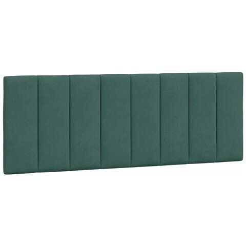 Cuscino Testiera Verde Scuro 140 cm in Velluto - Foto 1