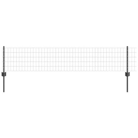 Euro Fence con 5 Posti U Grigio 0,4x10 m Acciaio - Foto 1