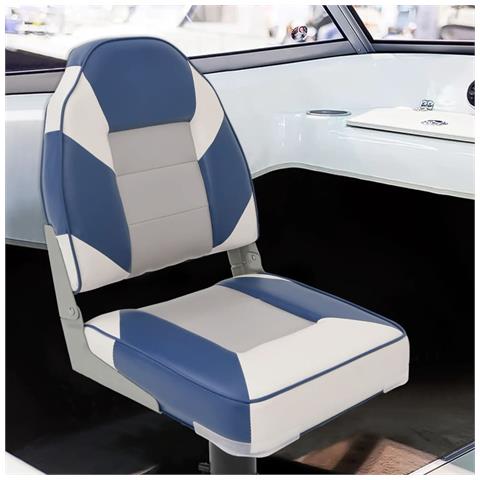 Set Sedile da Barca Pieghevole 2pz con Schienale Alto - Foto 2