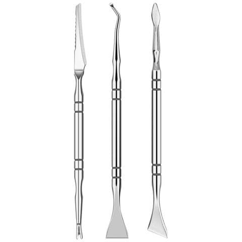 Set Di 3 Coltelli Per Pedicure In Acciaio Inossidabile - Strumento Professionale Per La Cura Dei Piedi Per La Rimozione Di Calli E Pelle Morta - Foto 1