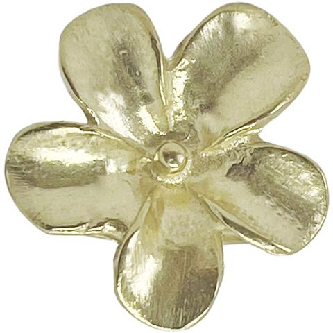 Anello ""grande Fiore"" Placcato Oro, Misura 16, Placcato Zama - Foto 2