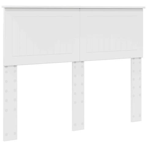 Testiera con testiera Bianco Lucido 120 cm Legno multistrato - Foto 1