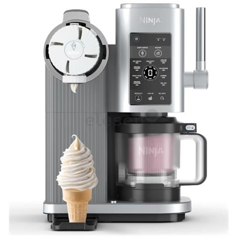 Macchina per Gelato NC701EU Capacità 0,48 L Potenza 800 W Colore Argento - Foto 2