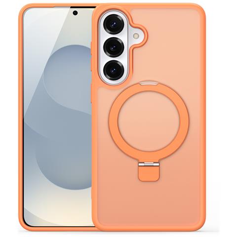 Cover per Galaxy S26+ - TPU+PC, Arancione, Con Soporte - Foto 1