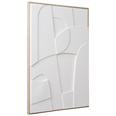 Quadro Decorativo 3d Madeline No. 1 In Bianco 60x90 Cm - Foto 2
