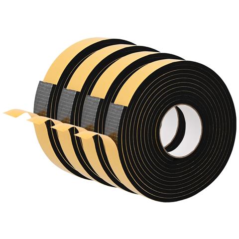 Nastro adesivo in schiuma 4 pcs Nero 40mm x 5m Schiuma CR - Foto 1