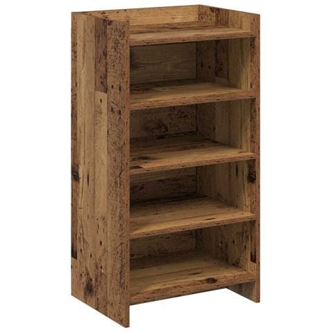 Mobile per scarpe Legno antico 48 x 36 x 92 cm - Foto 1