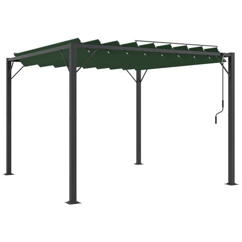 Gazebo con tetto ventilato Verde 3 x 3 x 2,14 m - Foto 1