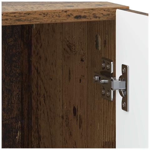 Armadio da Notte 2 pcs Legno antico 43 x 34,5 x 47 cm - Foto 9