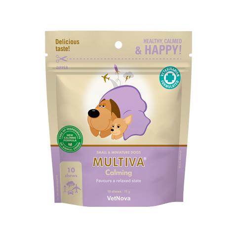MULTIVA® Calming Cani di piccola e piccolissima taglia 10 compresse masticabili - Foto 1