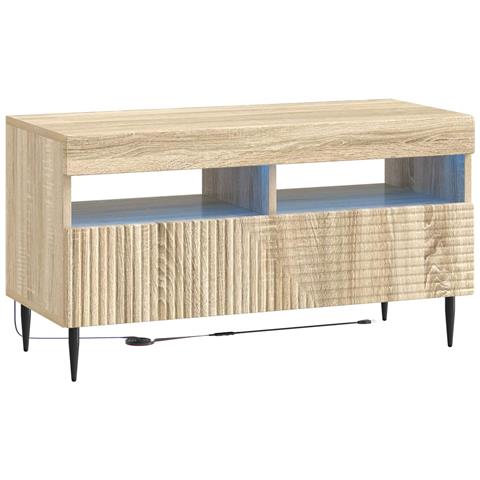 Mobile TV LED Rovere Sonoma Legno ingegnerizzato - Foto 1