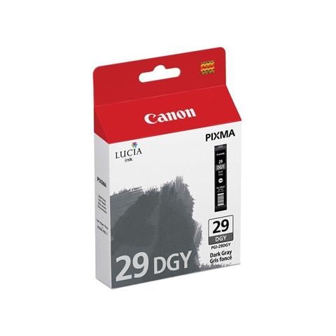 PGI-29DGY Cartuccia Ink Originale Grigio Scuro per Canon PIXMa PRO-1 Capacità 710 Pagine - Foto 2