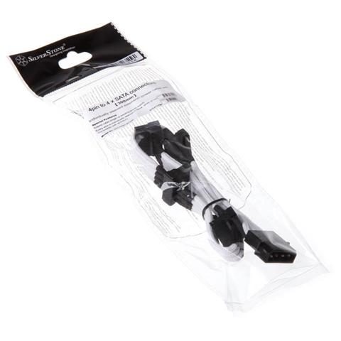 Adattatore 4pin to 4 SATA 300mm, bianco - Foto 3