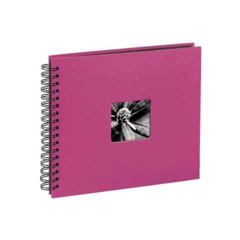 Fine Art spirale pink 28x24 50 pagine nere 113680 - Foto 2